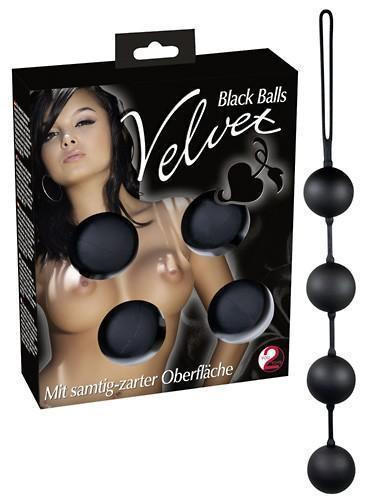 Анальные шарики Velvet Black Balls