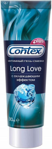 Гель-смазка Contex Long Love с охлаждающим эффектом, 30 мл туба