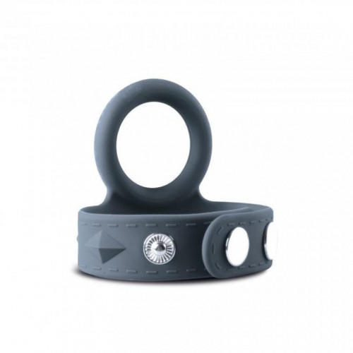 Эрекционное кольцо с ремешком для мошонки S/M EDC Wholesale