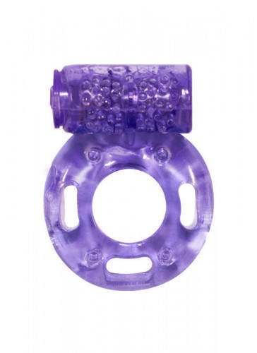 Эрекционное кольцо с вибрацией Rings Axle-pin, фиолетовый