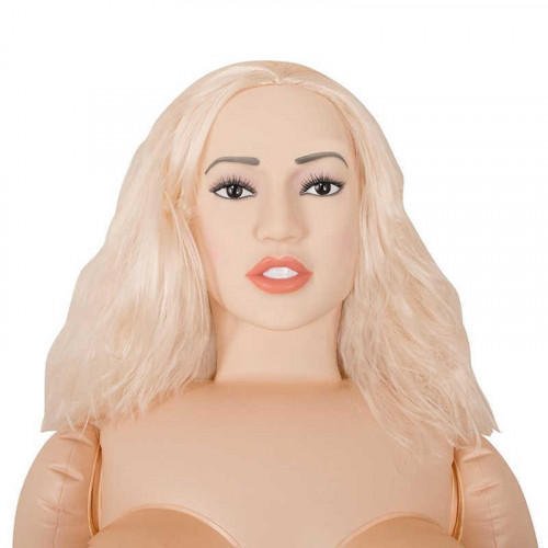 Кукла надувная с анатомическим лицом и конечностями Orion Juicy Jill