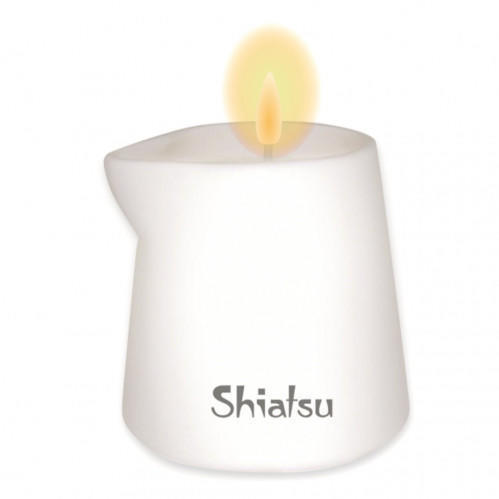 Массажная свеча Hot Shiatsu, с амброй, 130 мл