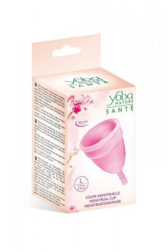Менструальная чаша Yoba Nature размер L розовая