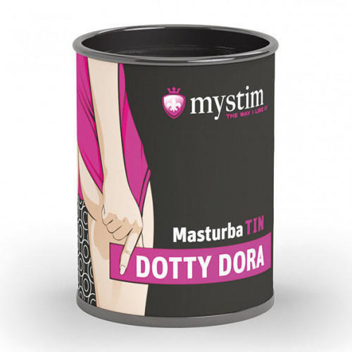 Минимастурбатор Mystim MasturbaTIN Dotty Dora - Dots рельеф яркие точки