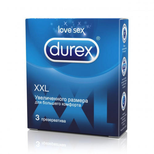 Презервативы Durex Comfort XXL (3 шт.)
