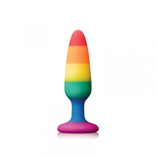 Радужная маленькая пробка Colours Pride Edition Pleasure Plug Small Rainbow