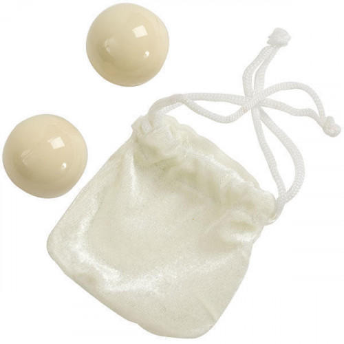 Вагинальные шарики Doc Johnson X-Large Ben Wa Balls, белые