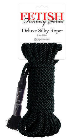 Веревка для фиксации Deluxe Silky Rope черная