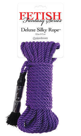 Веревка для фиксации Deluxe Silky Rope фиолетовая