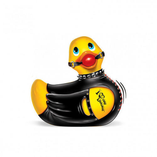 Вибромассажер I Rub My Duckie Bondage-Travel Size, жёлто-чёрный