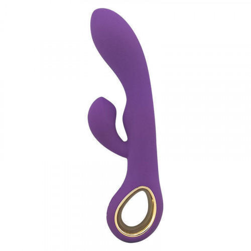 Вибромассажер с клиторальным стимулятром Lealso Sexy Slave Purple, фиолетовый