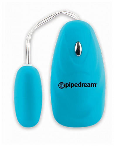 Вибропуля на пульте управления Pipedream Neon Luv Touch 5-Function Bullet, голубая