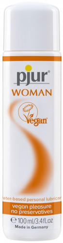 Женский лубрикант Pjur Woman Vegan на водной основе, 100 мл флакон